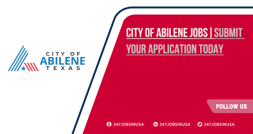 City of Abilene Jobs | Explore Public Sector Career Opportunities City of Abilene Jobs
