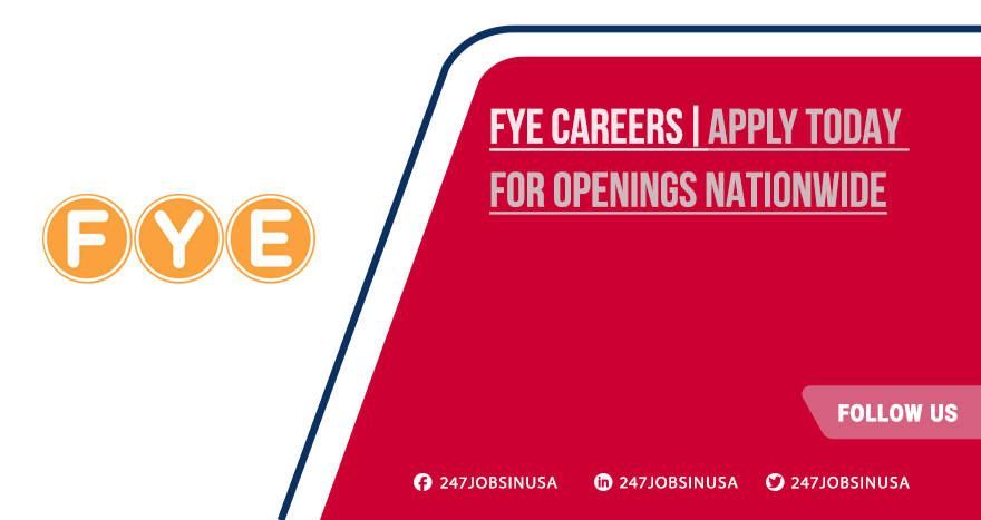 FYE Careers | Apply for Remote Positions in Retail Industry FYE Careers